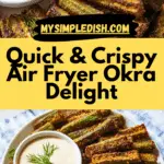 Air Fryer Crispy Okra Recipe
