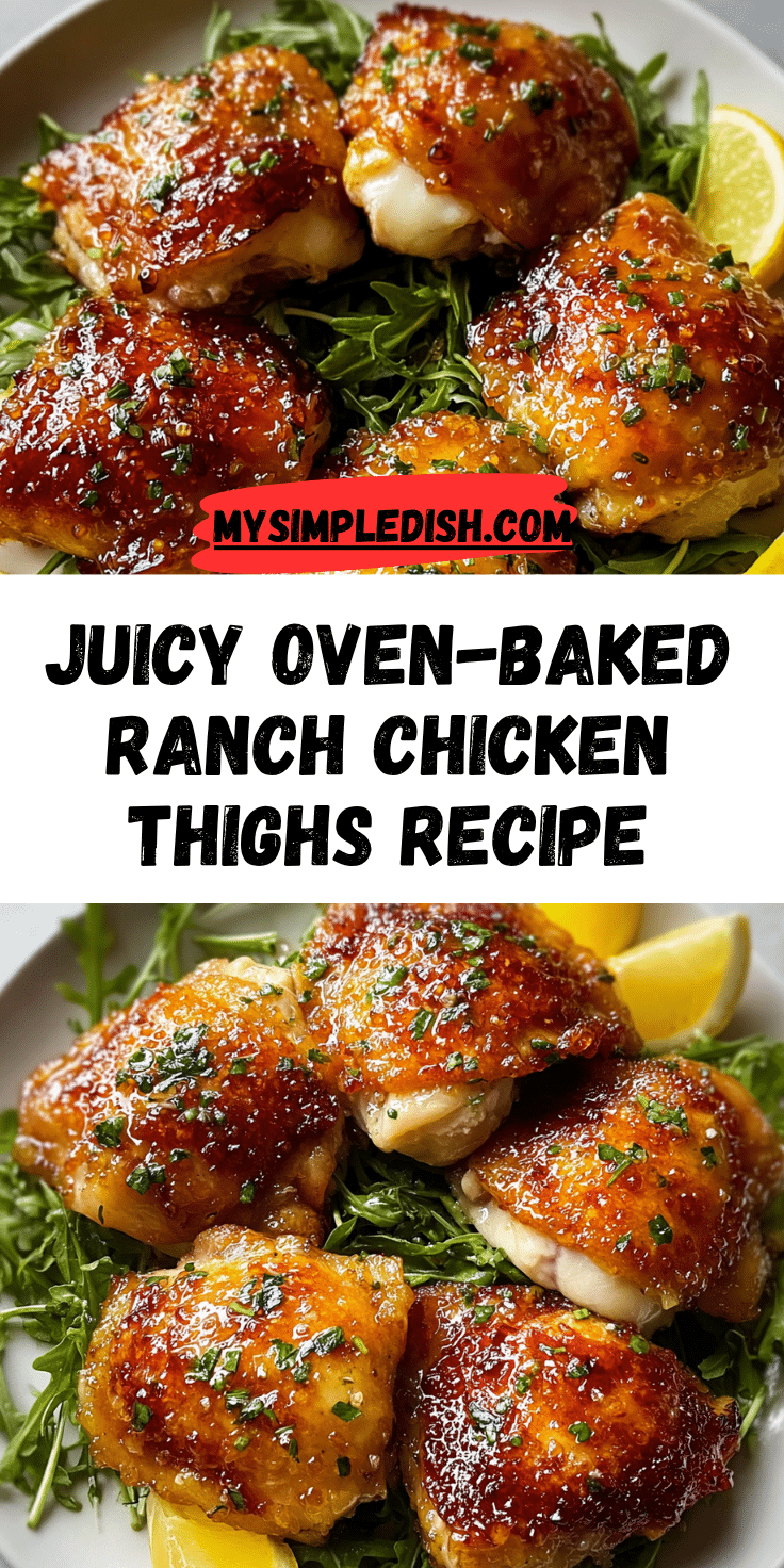 Weeks Ranch Ranch Chicken Thighs Recipe - Easy Weeknight Comfort Meal