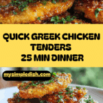 Greek Chicken Tenders Recipe