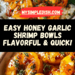 Honey Garlic Shrimp Bowls Recipe