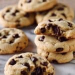 Dark Chocolate Chip Peanut Butter Cookies Recipe
