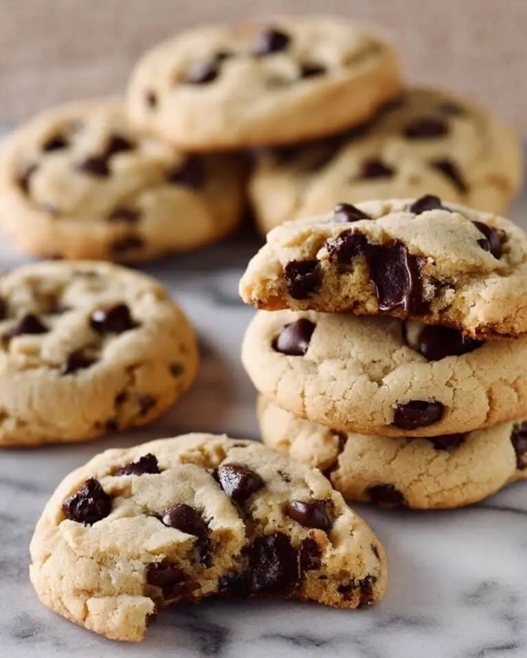 Dark Chocolate Chip Peanut Butter Cookies Recipe