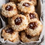 Coconut Thumbprint Cookies with Salted Caramel Recipe