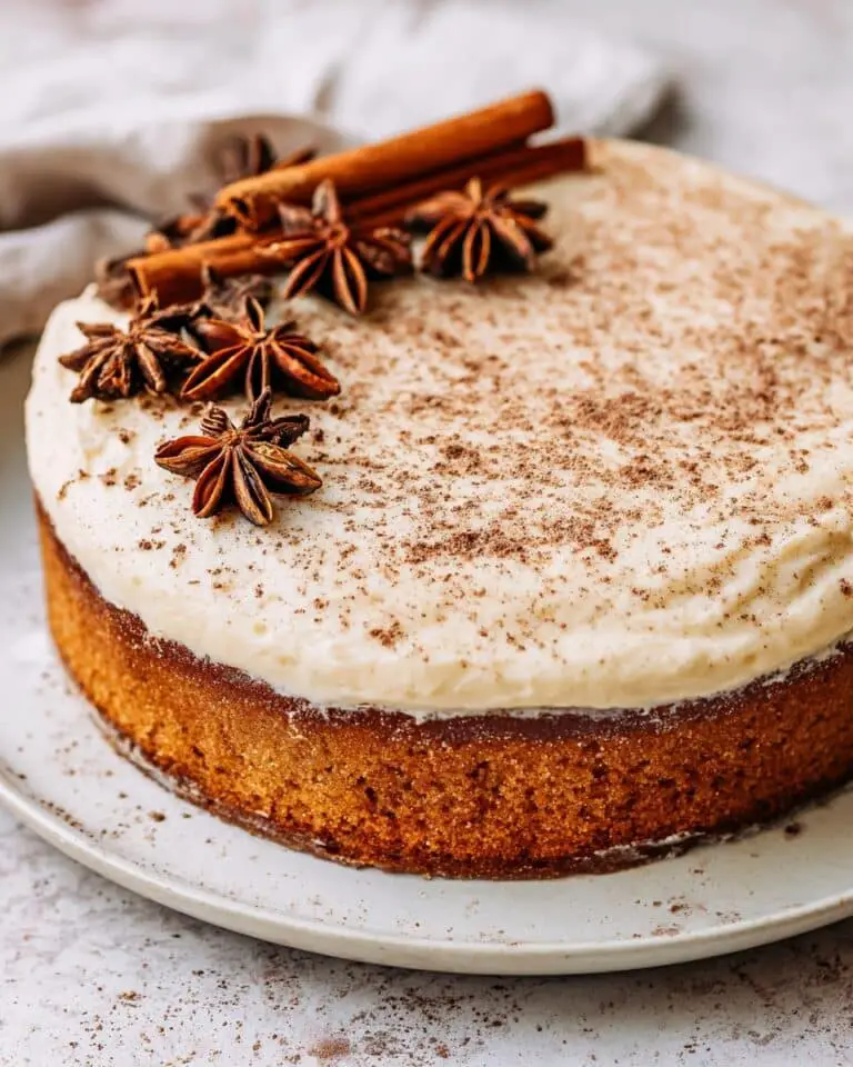 Chai Spice Cake with Pastry Cream and Cream Cheese Frosting Recipe