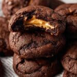 Peanut Butter Stuffed Chocolate Cookies Recipe