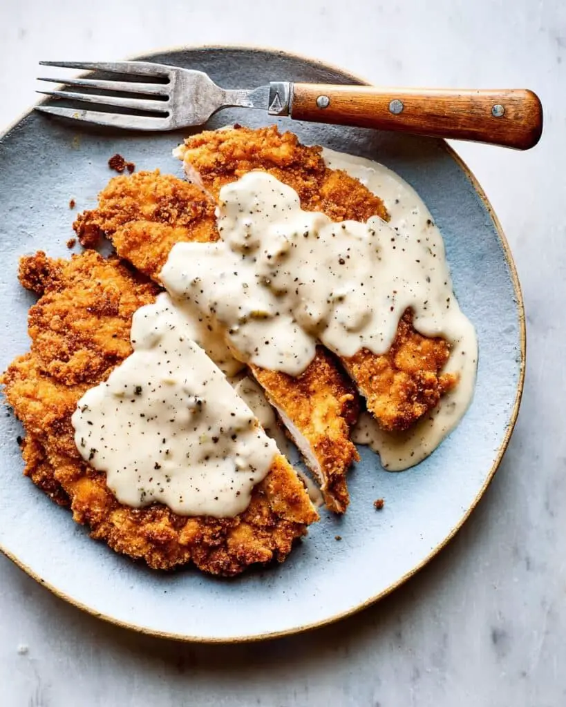 Chicken-Fried Chicken with Creamy Homestyle Gravy Recipe