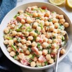 The Best Creamy Chickpea Salad Recipe