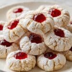 Italian Soft Almond Cookies with Cherries Recipe