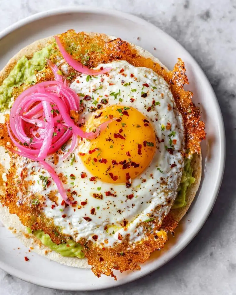 Crispy Feta Fried Eggs (Viral Recipe) Recipe