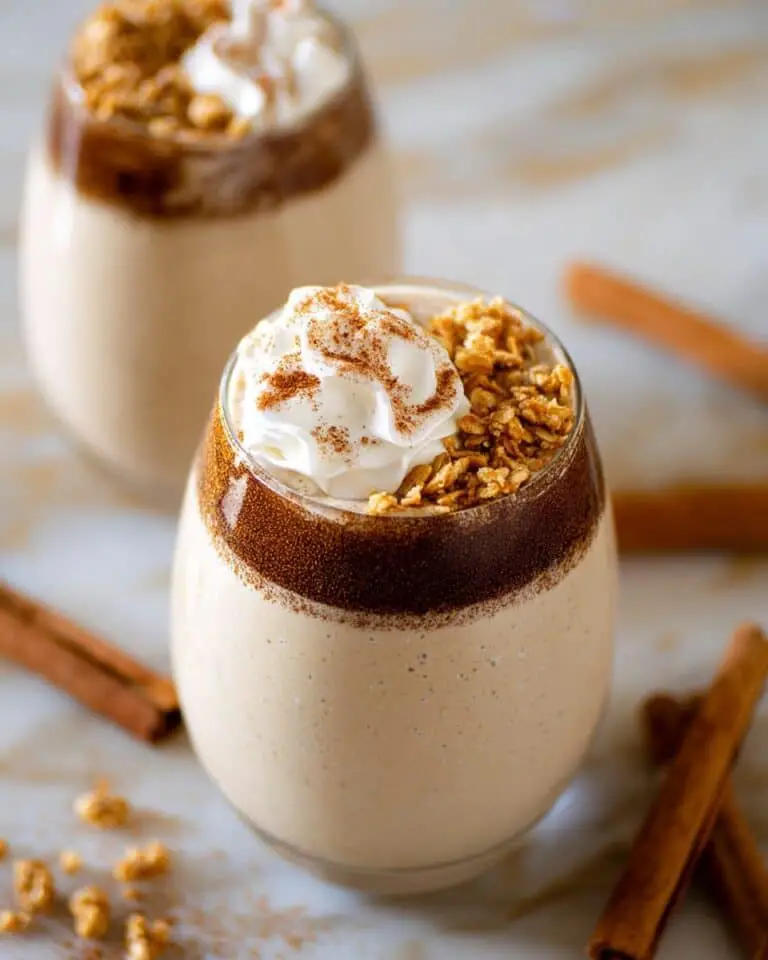 Cinnamon Roll Protein Shake Recipe