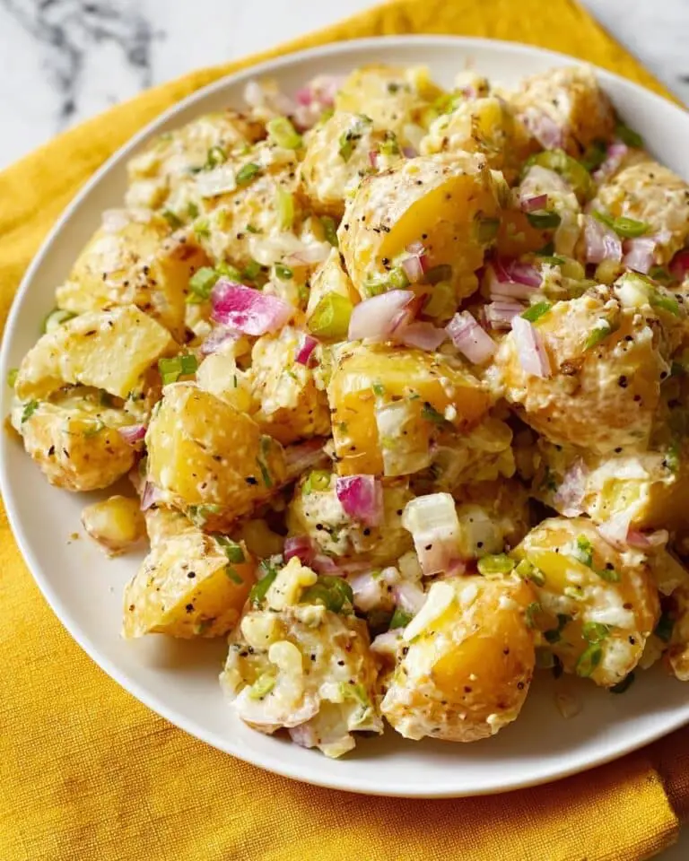 Easy Dill Pickle Potato Salad (No Mayo!) Recipe