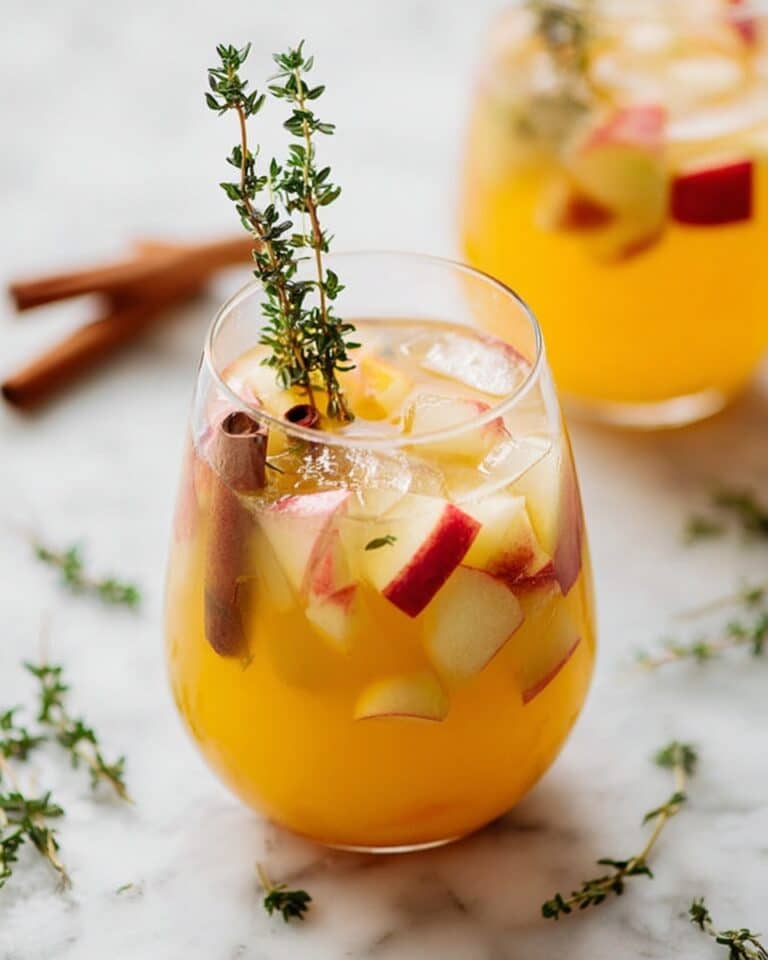 Easy Apple Cider Sangria with Prosecco Recipe