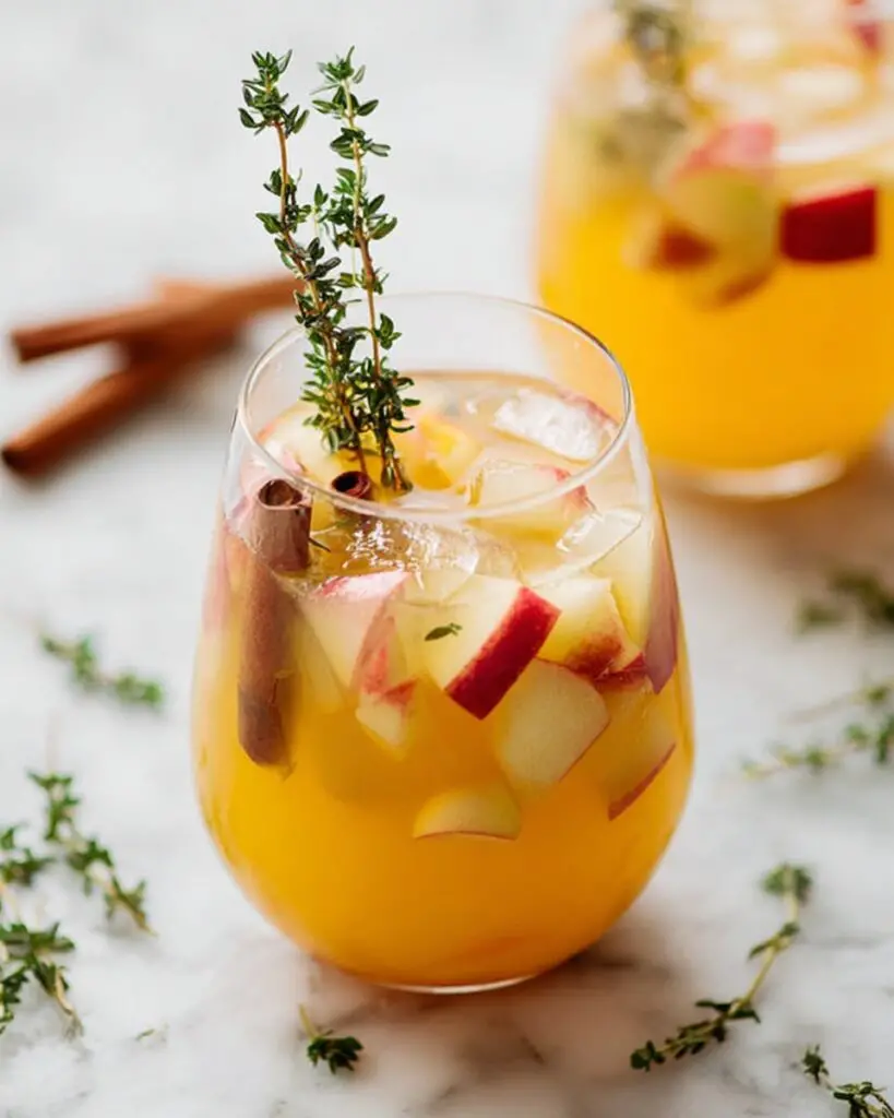 Easy Apple Cider Sangria with Prosecco Recipe