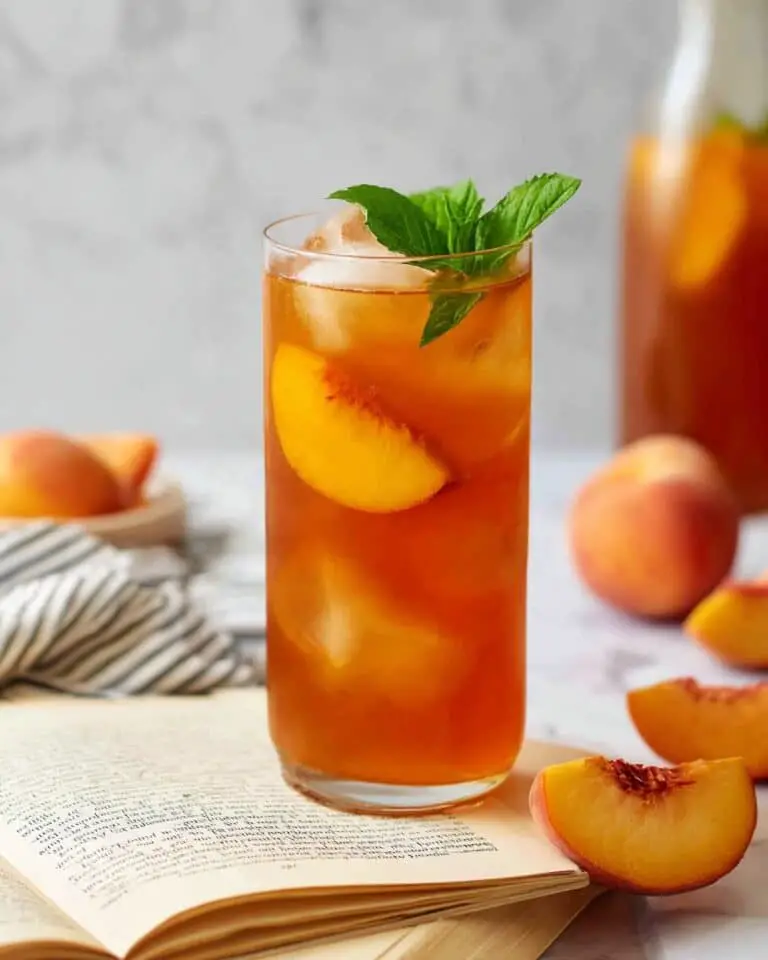 3-Ingredient Peach Iced Tea Recipe