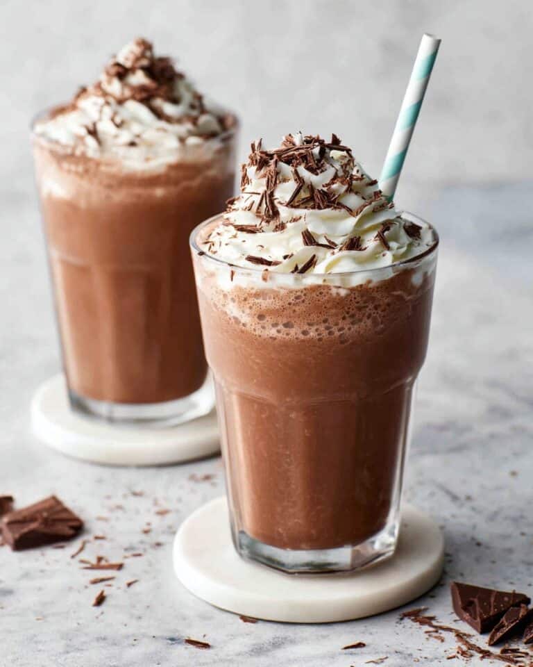 Frozen Hot Chocolate Recipe