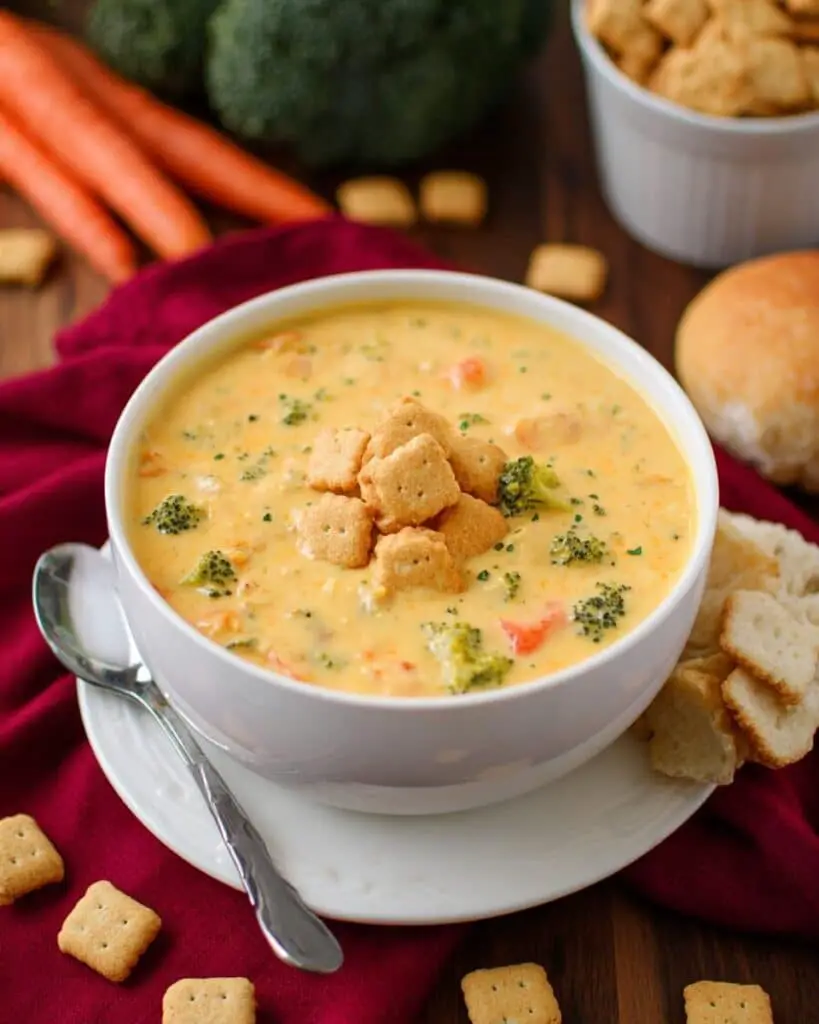 Cheddar Broccoli Potato Soup Recipe