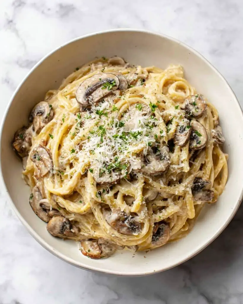 Creamy Mushroom Pasta Recipe