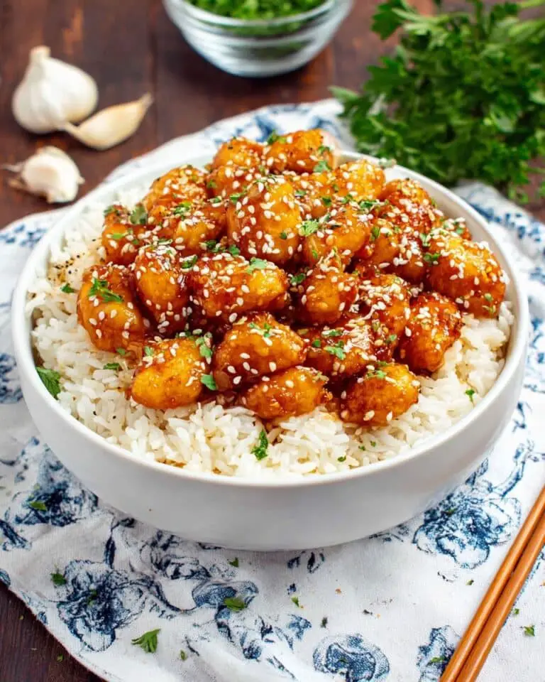Honey Garlic Chicken Bites Recipe