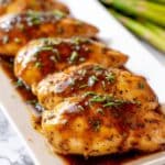 Maple Balsamic Glazed Skillet Chicken Recipe