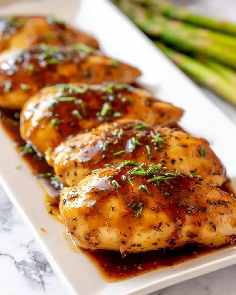 Maple Balsamic Glazed Skillet Chicken Recipe