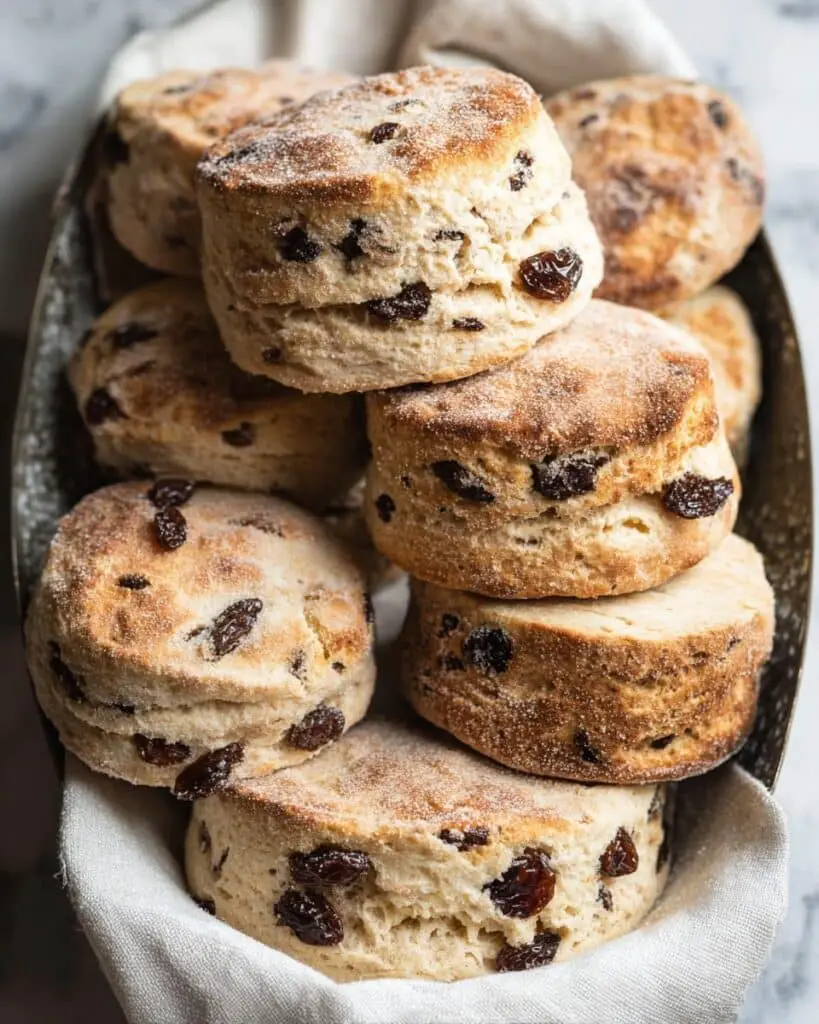 Sourdough Discard Cinnamon Raisin English Muffins Recipe