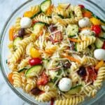 Quick and Easy Pasta Salad with Fresh Mozzarella and Veggies Recipe