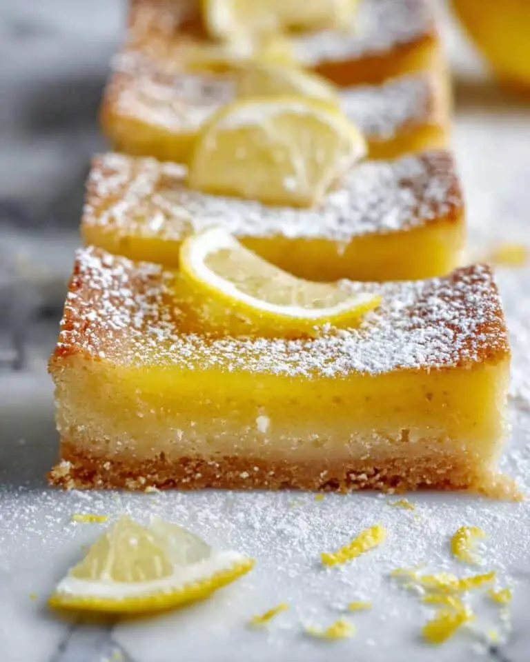 Easy Lemon Bars with Shortbread Crust Recipe