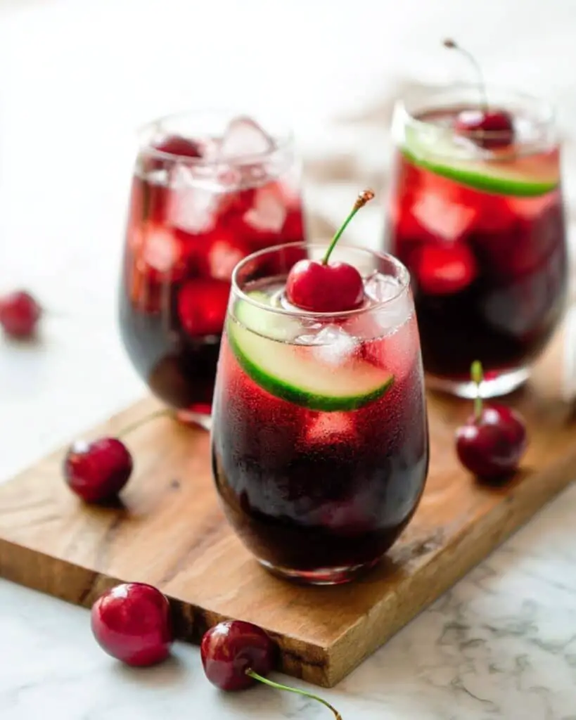 Cherry Cucumber Prosecco Spritz Recipe