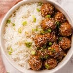 Sweet & Spicy Korean BBQ Meatballs Recipe