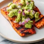Grilled Salmon with Fresh Avocado Salsa Recipe
