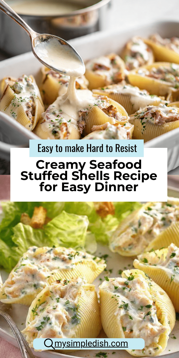 Shells Simpe Seafood-Stuffed Shells Recipe: Delicious Ocean-Inspired Pasta