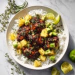 30 Minute Pineapple Chicken with Coconut Rice Recipe