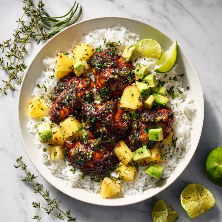 30 Minute Pineapple Chicken with Coconut Rice Recipe