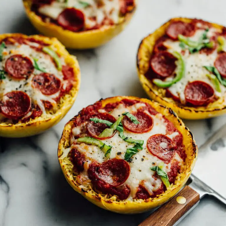 Spaghetti Squash Pizzas Recipe