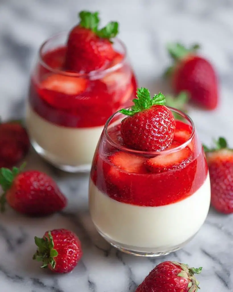 Strawberry Panna Cotta Recipe