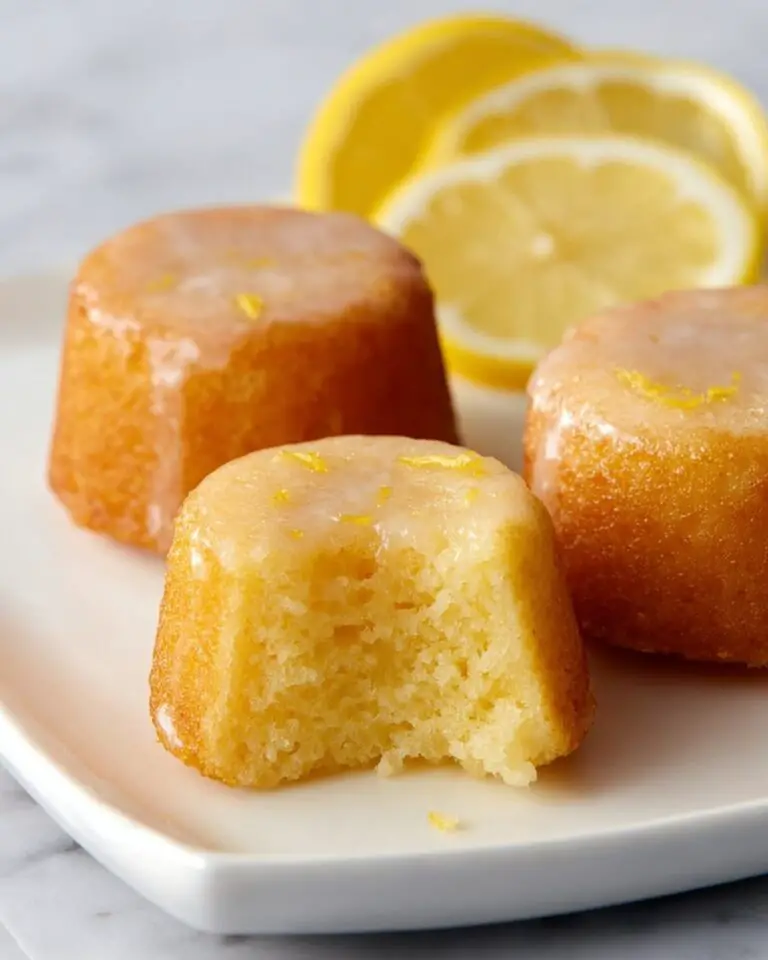 Mini Lemon Drop Cakes Recipe