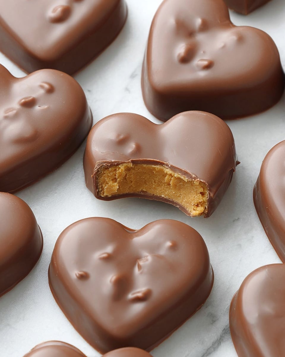 Chocolate Peanut Butter Valentine’s Heart Recipe