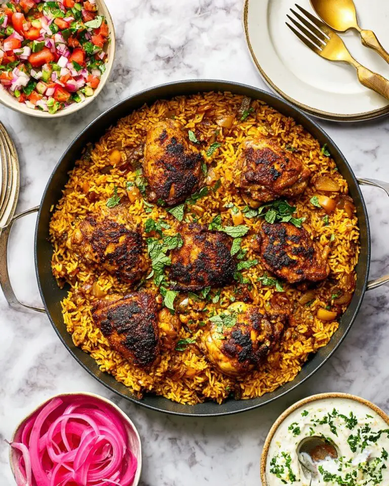 One Pan Shawarma Chicken & Rice Recipe