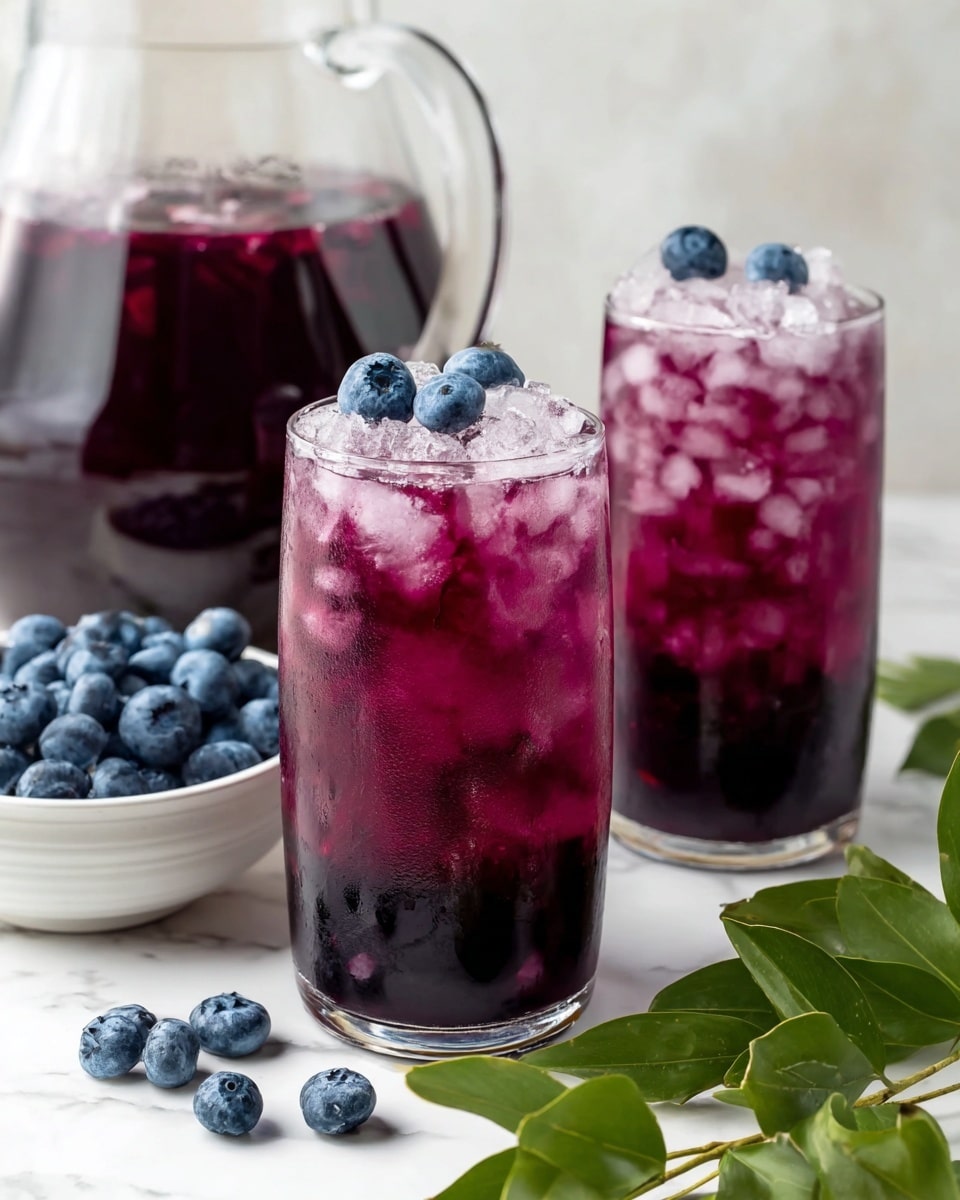 Blueberry Iced Tea - Refreshing Summer Drink Perfect for Warm Days