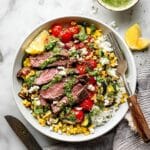 30-Minute Grilled Chimichurri Steak Bowl Recipe