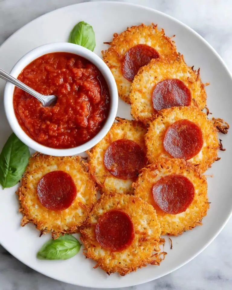 Pepperoni & Cheese Crisps – Keto Recipe