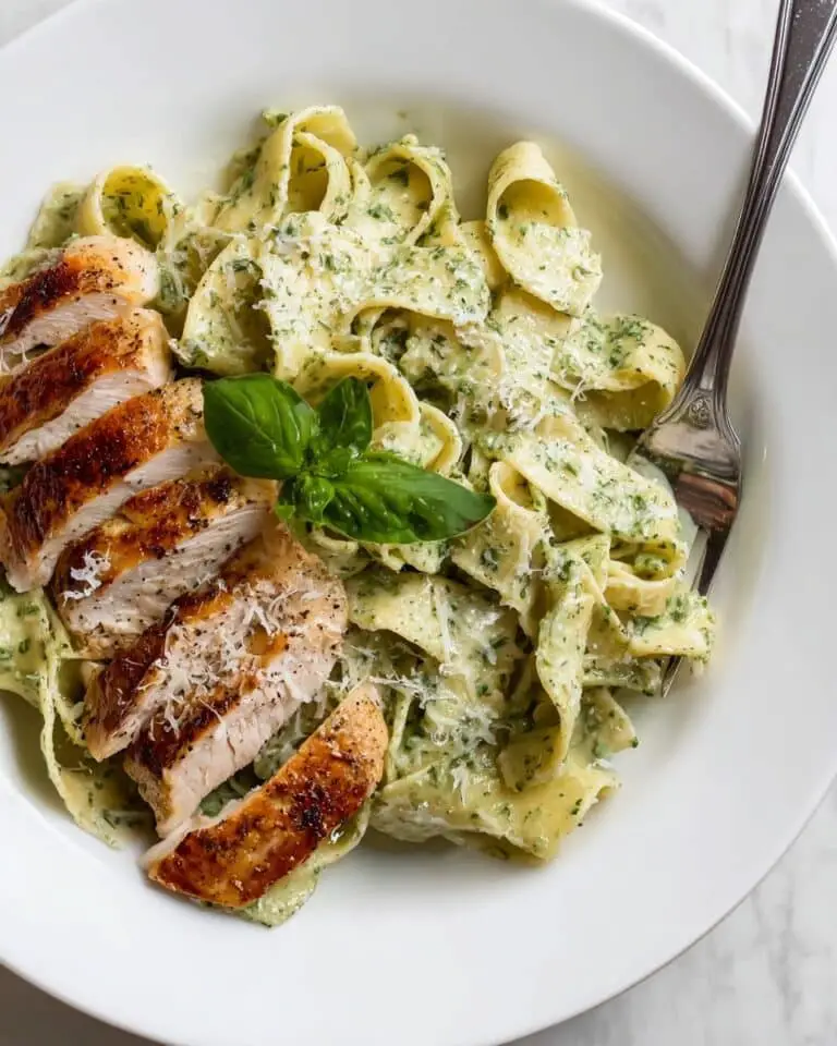 Best Creamy Pesto Chicken Pasta Recipe