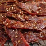 Hot Honey Garlic Beef Jerky Recipe