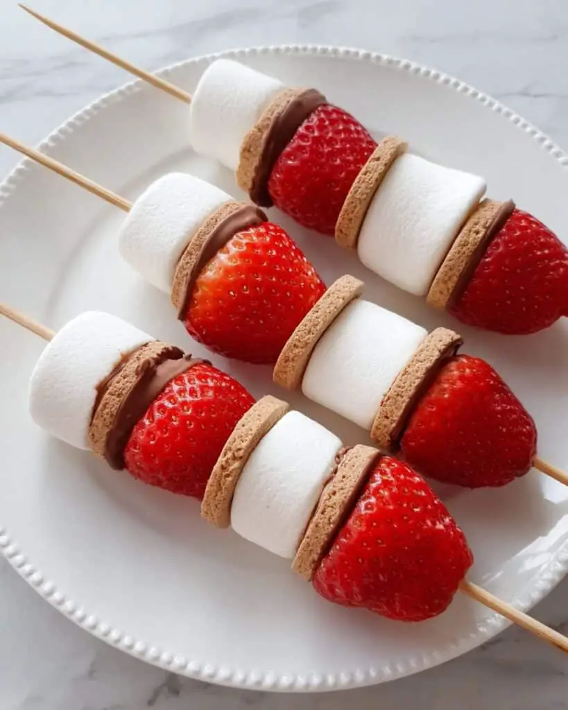 Strawberry Marshmallow Donut Kabobs Recipe