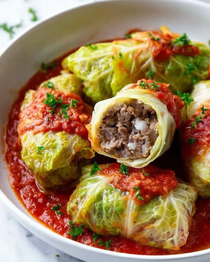 Traditional Stuffed Cabbage Rolls Recipe