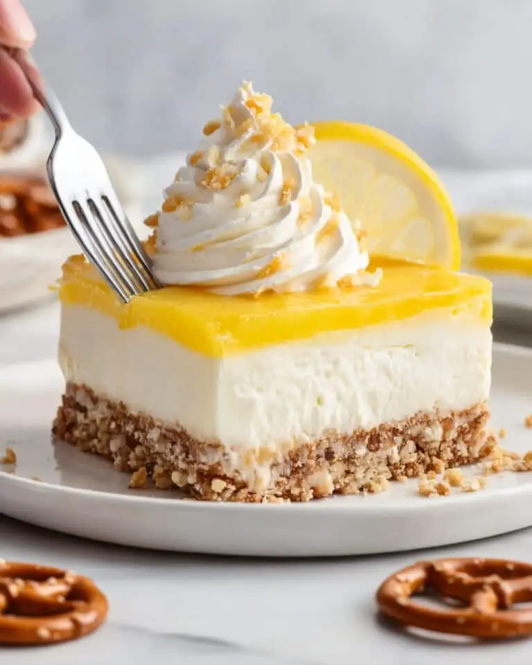 Lemon Pretzel Salad Recipe