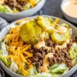 Keto Big Mac Bowl Recipe