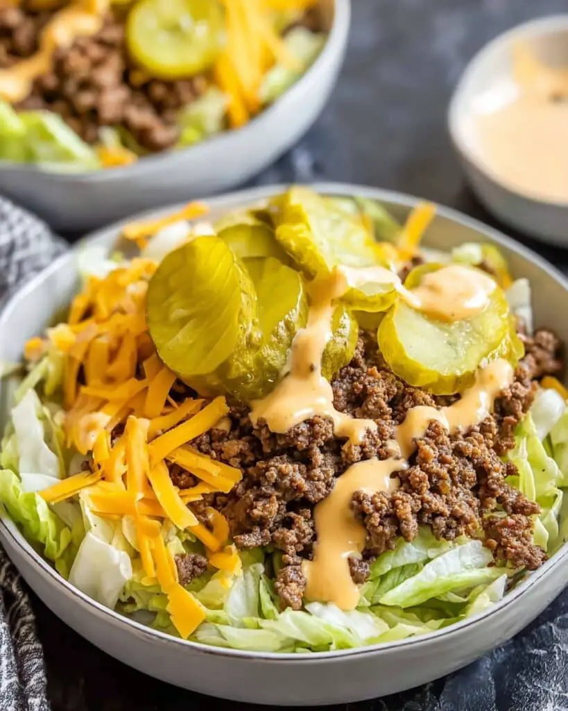 Keto Big Mac Bowl Recipe