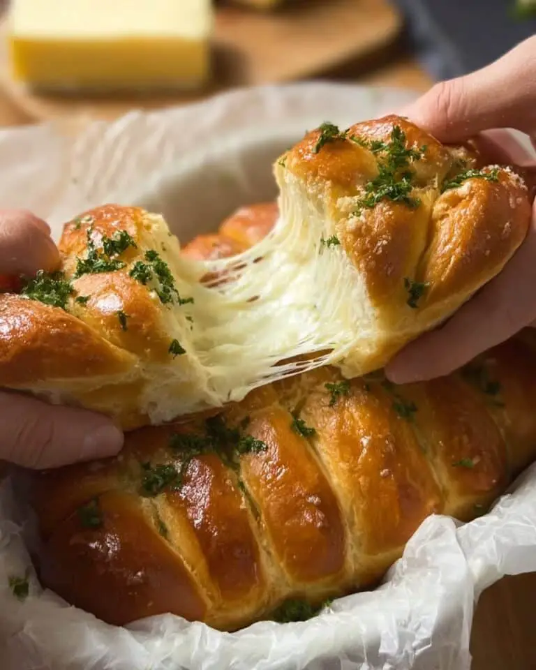 Cheesy Mozzarella Stuffed Bread Recipe