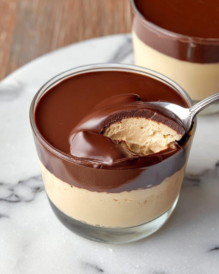 Vegan Peanut Butter Mousse with Chocolate Ganache Recipe